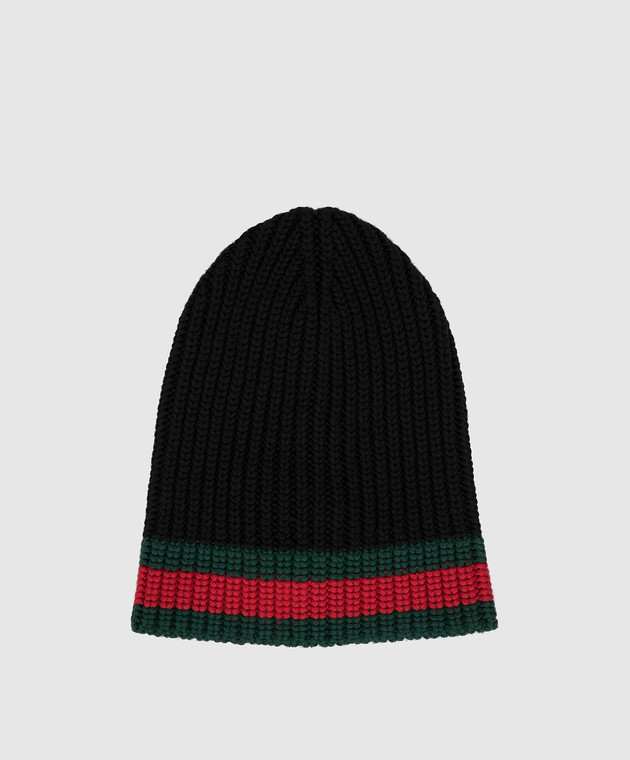 Gucci - Черная шапка из шерсти 4297534G206 купить в Symbol