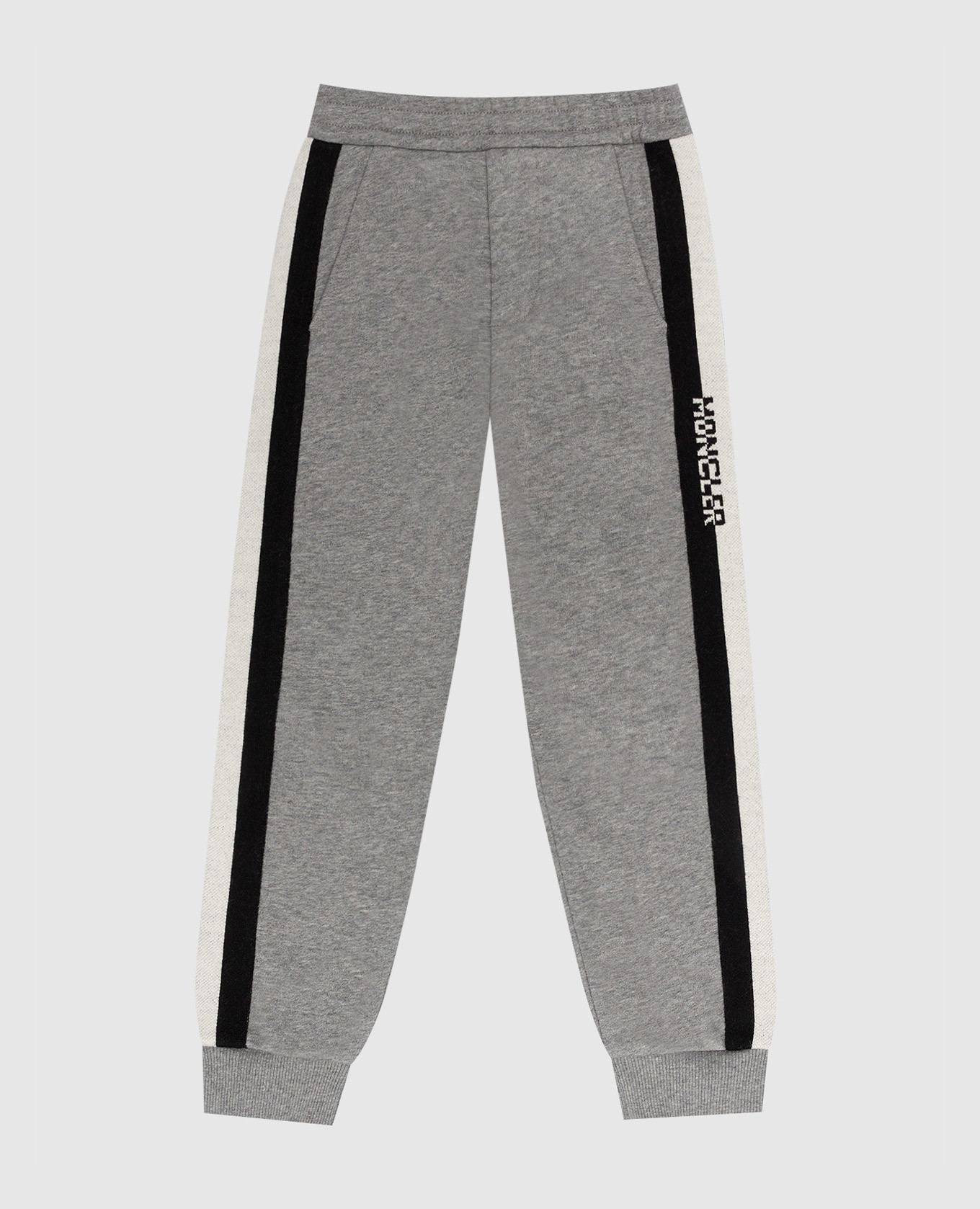 

Детские серые джоггеры Sweat с лампасами, Серый, Брюки джоггеры