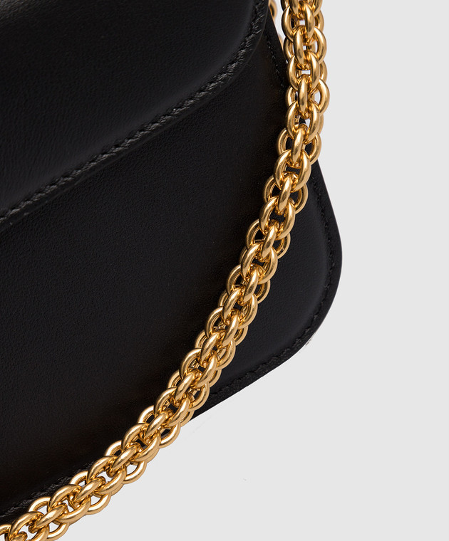 Valentino Чорна шкіряна сумка-багет Loco 1W2B0K30ZXL зображення 5