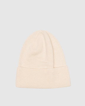 Woolrich Біла шапка з кашеміру з логотипом CFWWAC0177FRUF0668