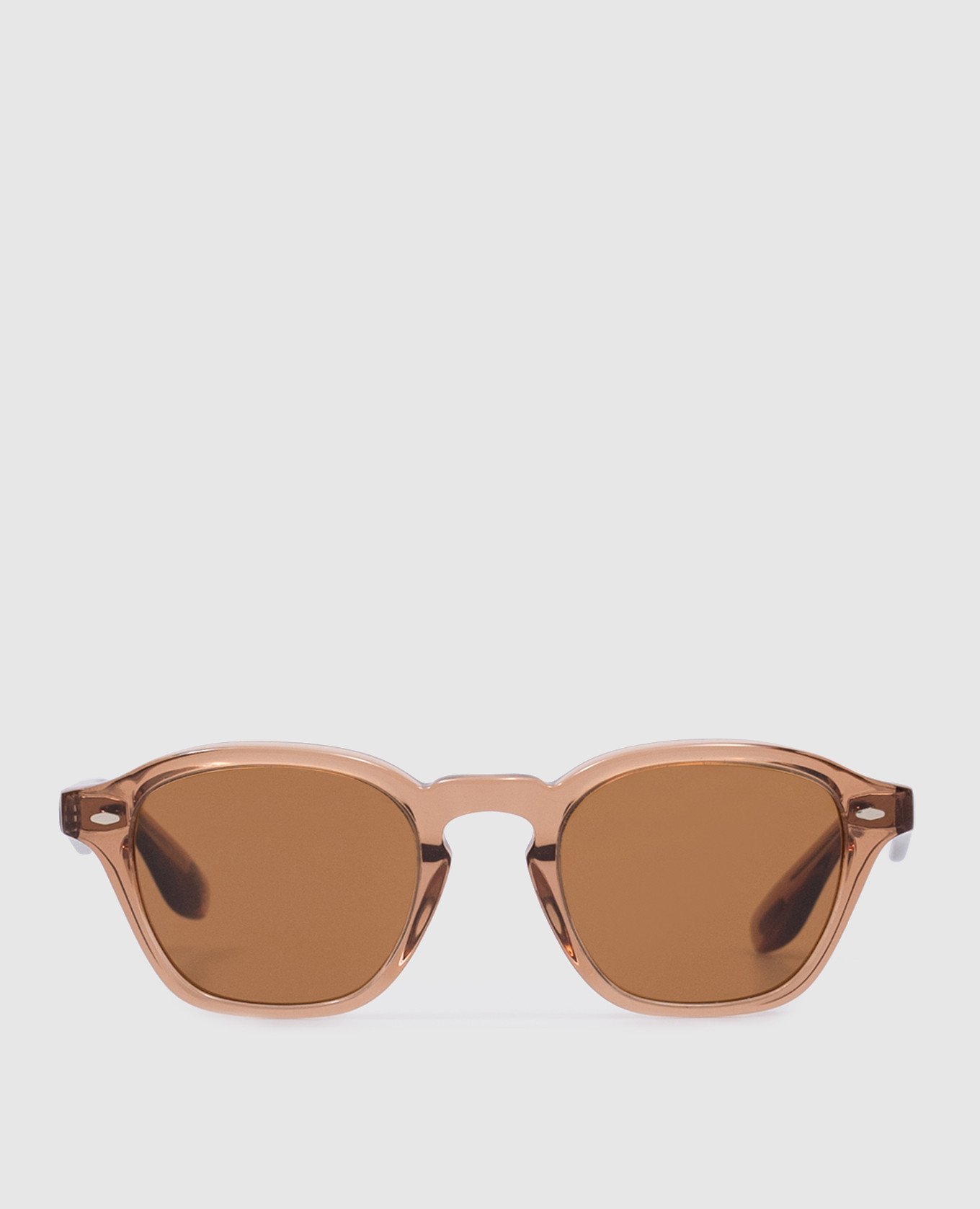 Brown Peppe sunglasses in collaboration with Oliver Peoples