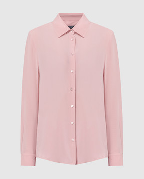 Max Mara Weekend Розовая блуза из шелка GEO GEO