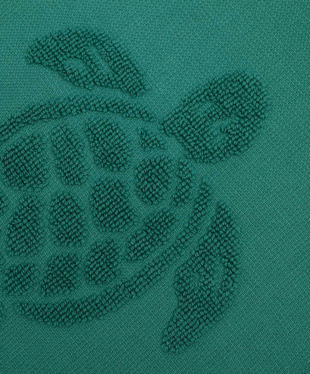 Vilebrequin Зеленое полотенце Santah в фактурный узор STHU1201m изображение 2