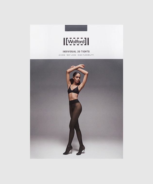 Wolford - Black tights Individual 20 DEN 18267 - buy with Slovenia