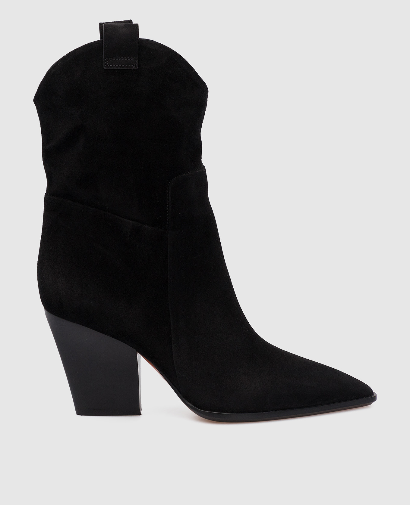 

Черные замшевые казаки, Черный, Казаки