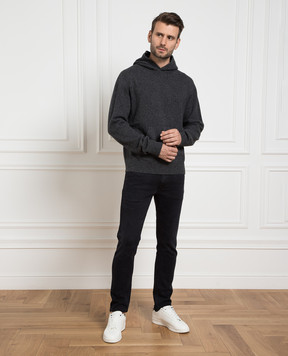 ISAIA Серые худи из кашемира MG8181YP010