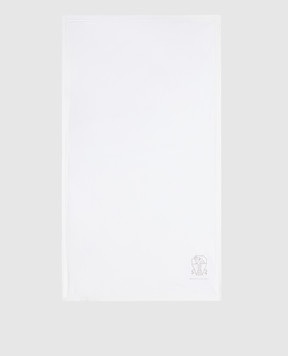 Brunello Cucinelli Белое полотенце с логотипом MLB925049P