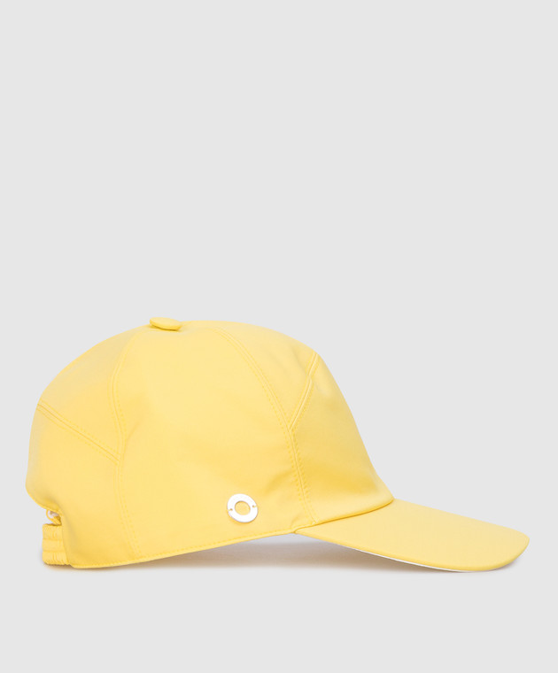Loro Piana Жовта кепка із металевим логотипом FAG1327 зображення 3