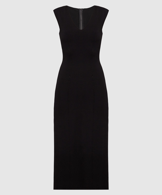 Dolce&Gabbana Black midi dress FXD37TJBMS4