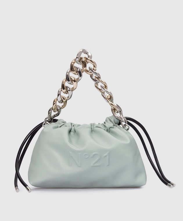 N21 - Light Turquoise Eva Pouch Bag with Logo Embossing 22EBS0901SA00 - buy  with European delivery at Symbol