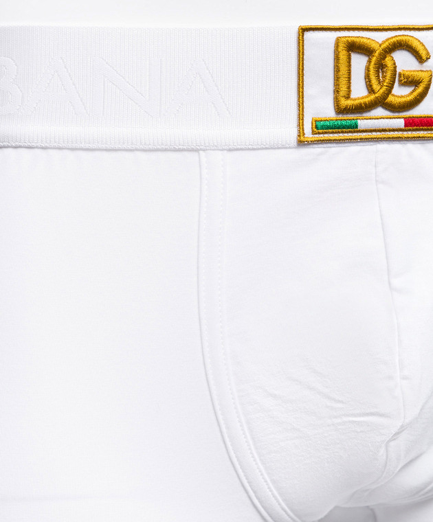 Dolce&Gabbana Boxer shorts with logo embroidery M4D77JFUEB0 image 3