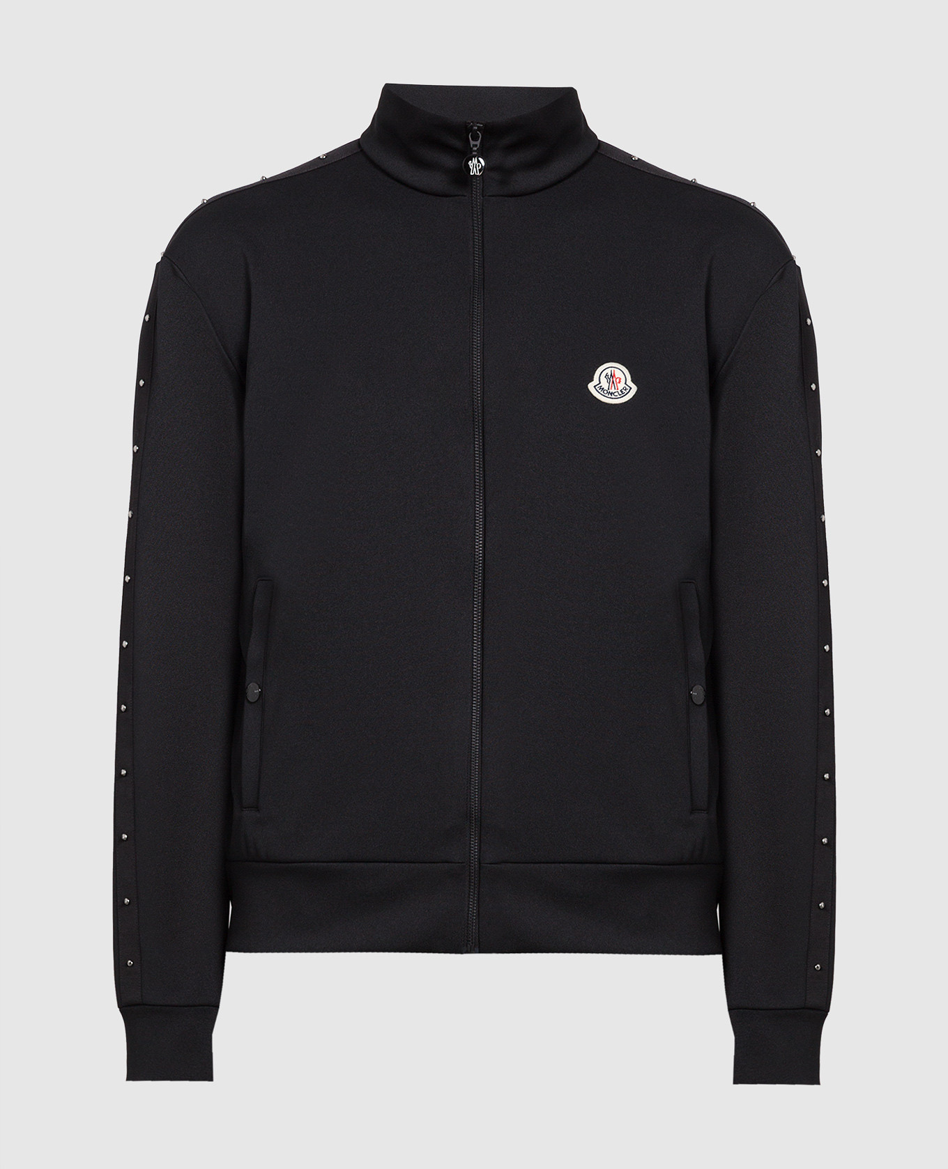 

Черный кардиган Zip Up с нашивкой логотипа, Кардиганы