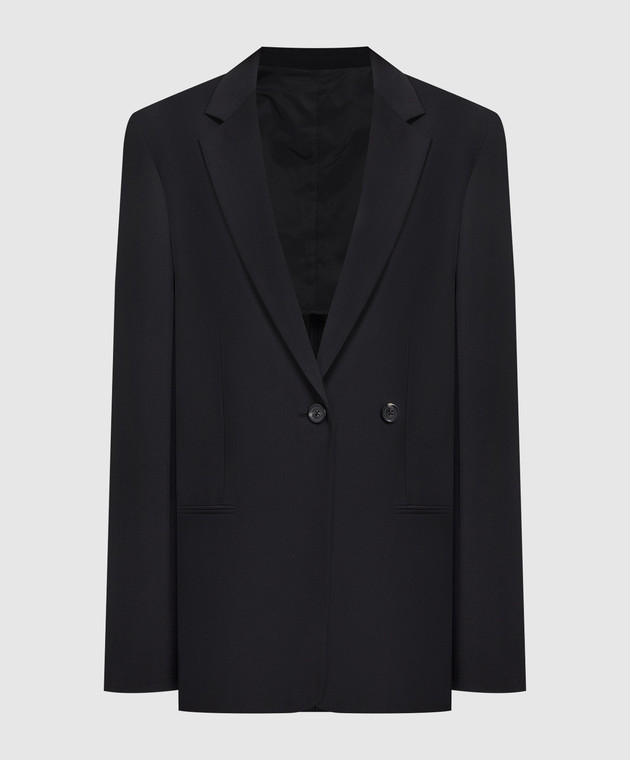 Helmut Lang Black double-breasted jacket N05HW102