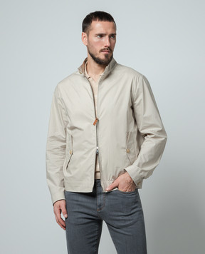 Canali Бежевая ветровка SG02943O40877