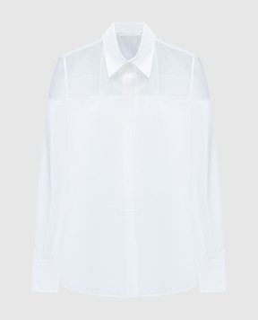 Helmut Lang Біла блуза з шовком N09HW504