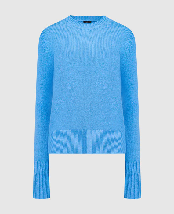 Голубой свитер из кашемира