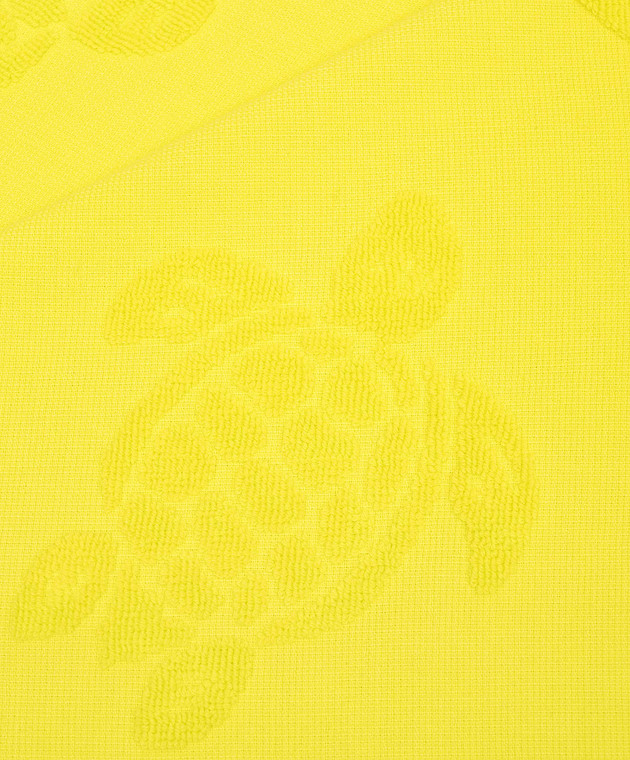 Vilebrequin Yellow Santah towel in textured pattern STHU1201w изображение 2