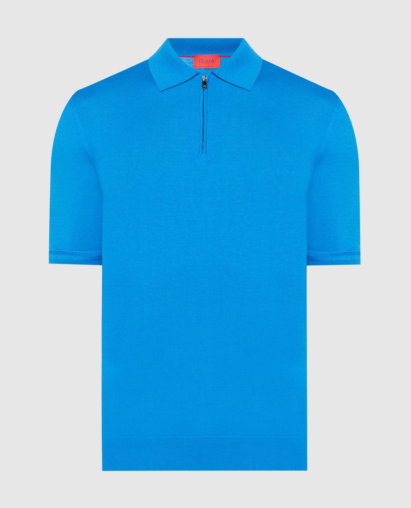 Blue logo polo shirt