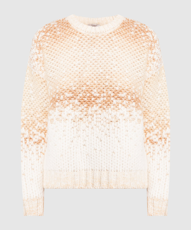 Peserico Світло-бежевий светр із градієнтом S99687F03A9121
