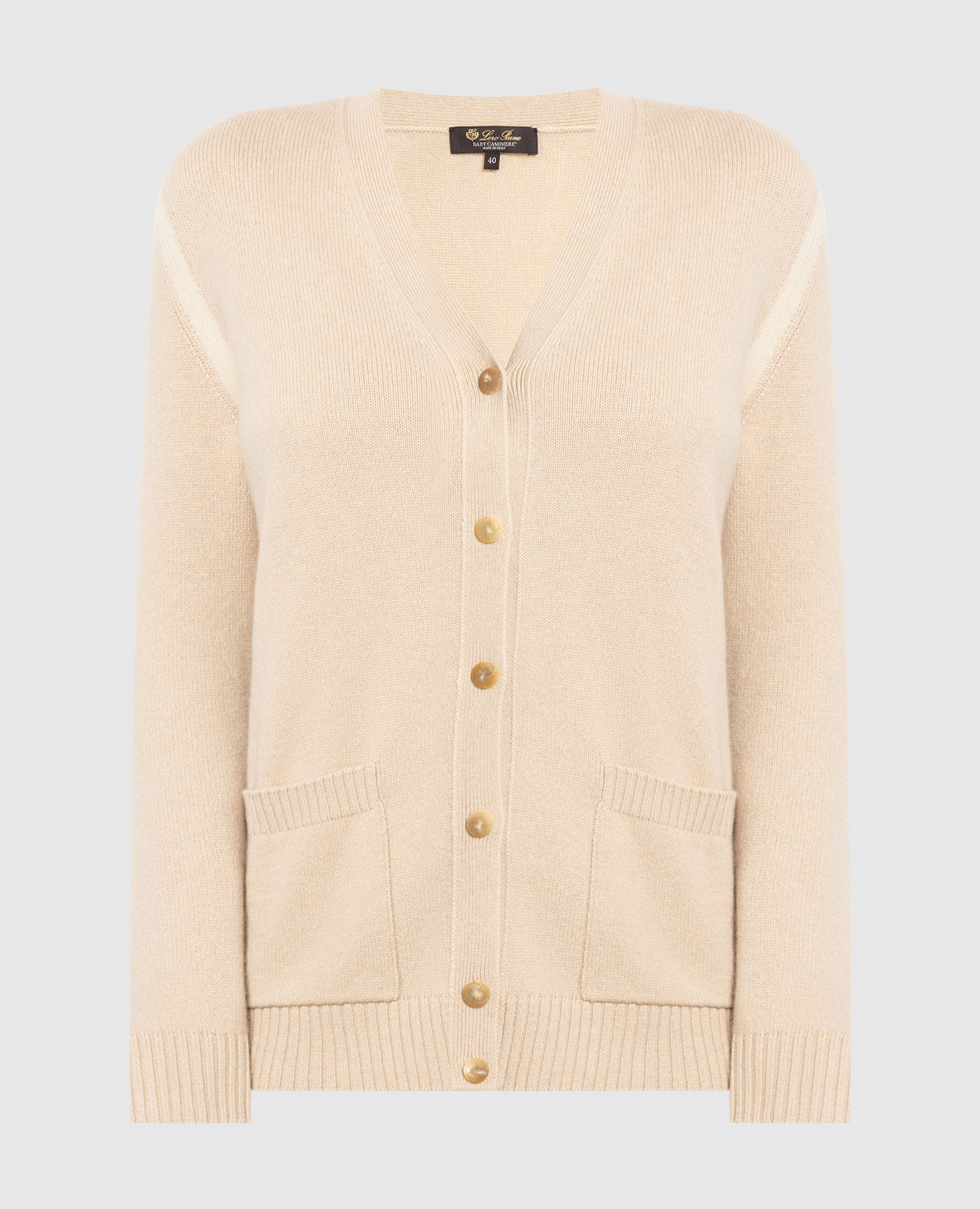 

Бежевый кардиган из кашемира Lago, Кардиганы