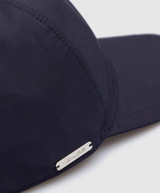 Enrico Mandelli Синя кепка CAP4014209 зображення 4