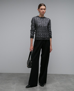 Missoni Черный джемпер в узор с пайетками DS23WN01BK025E
