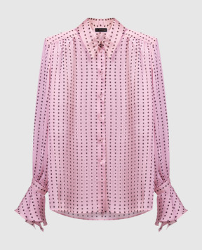 The Andamane Розовая блуза в горох T150918ATNP220