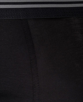 Zimmerli Черные трусы-боксеры Pure Comfort с логотипом 1721464
