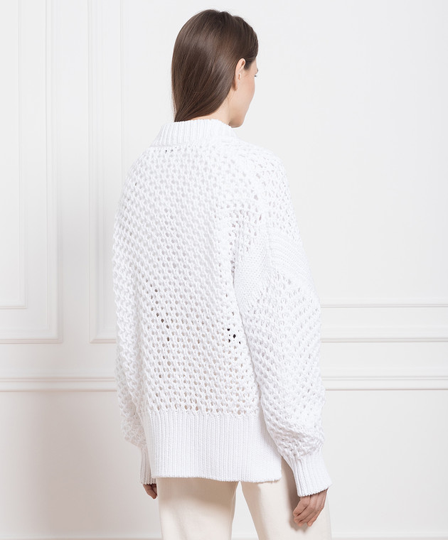 Brunello Cucinelli Белый кардиган M8E367516 изображение 4