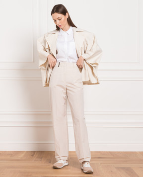 Peserico Бежевые штаны P0405002769