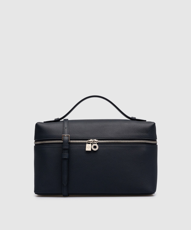 ポリアンナ Loro Piana - Синяя кожаная сумка кросс-боди Extra pocket L27