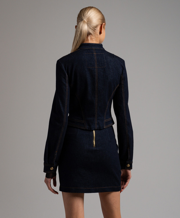Versace Jeans Couture Blue denim jacket 75HAS458DW042L54 image 4