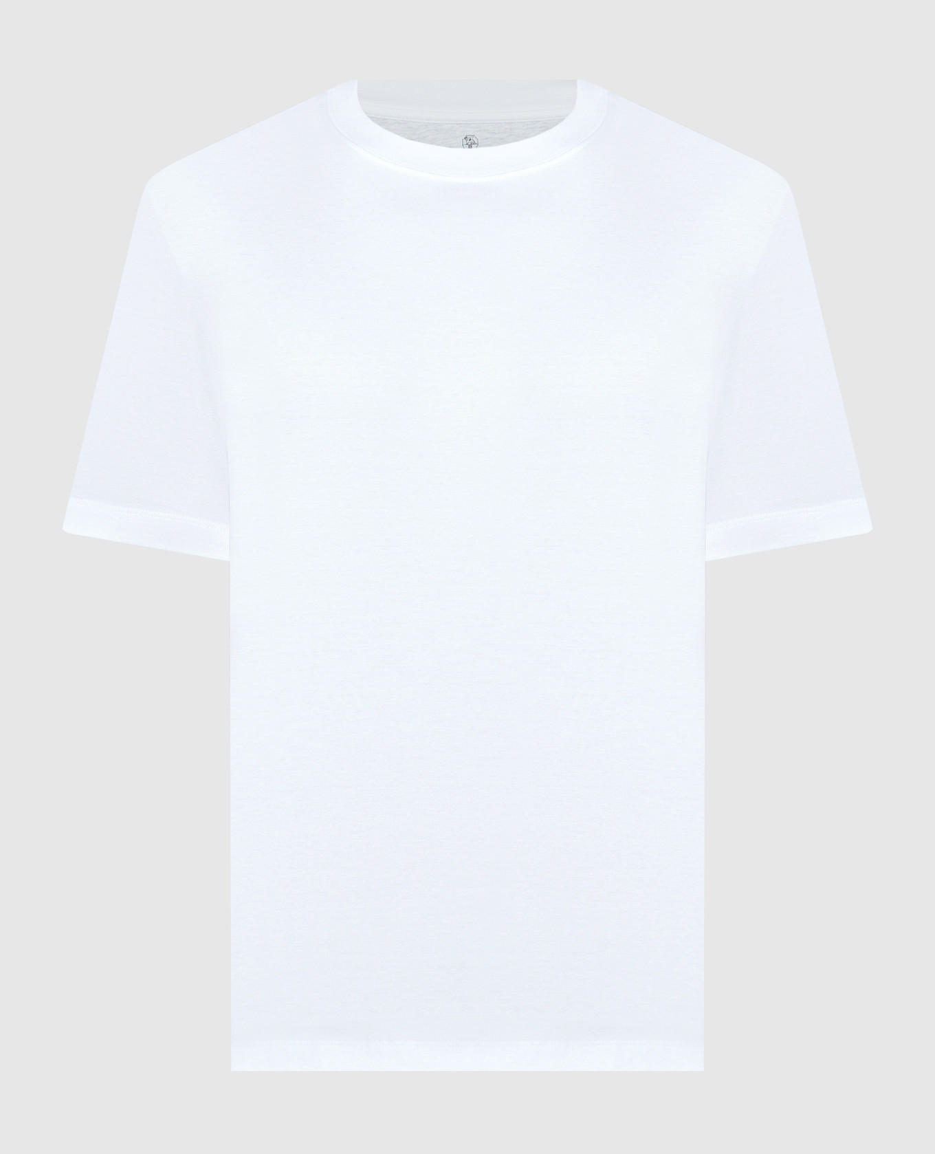 Белая классическая футболка