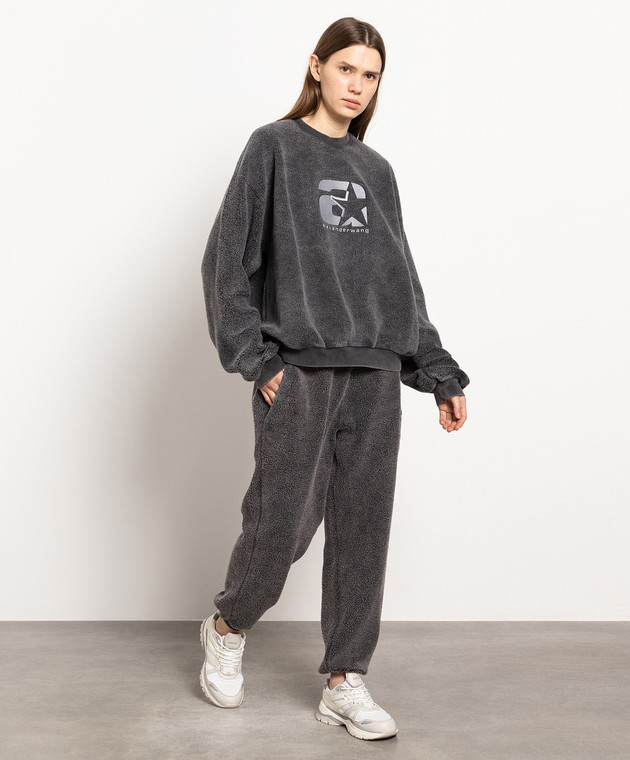 Alexander Wang - Сірий світшот з логотипом UCC1231576 купити в Symbol
