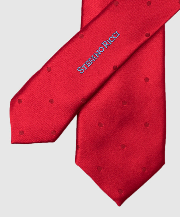 Stefano Ricci Children's red silk tie YCCX74168 image 3