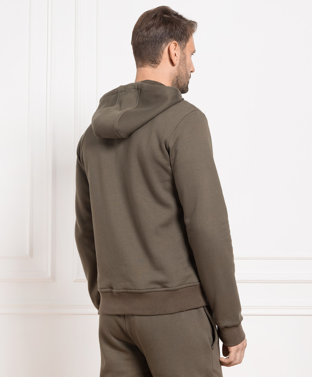 MooRER Спортивная кофта цвета хаки TARANLIL изображение 4