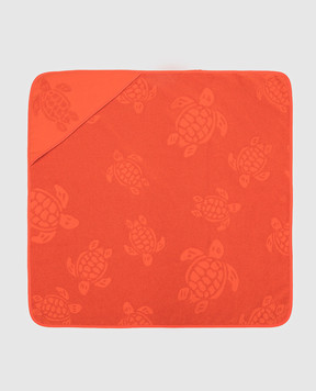 Vilebrequin Детское оранжевое полотенце Santou ATUU1201w