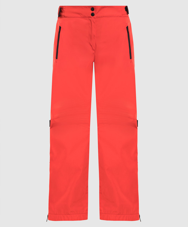 Yves Salomon Red ski pants 23WFP013XXM20W