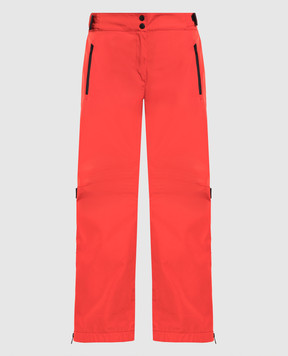 Yves Salomon Красные горнолыжные штаны 23WFP013XXM20W