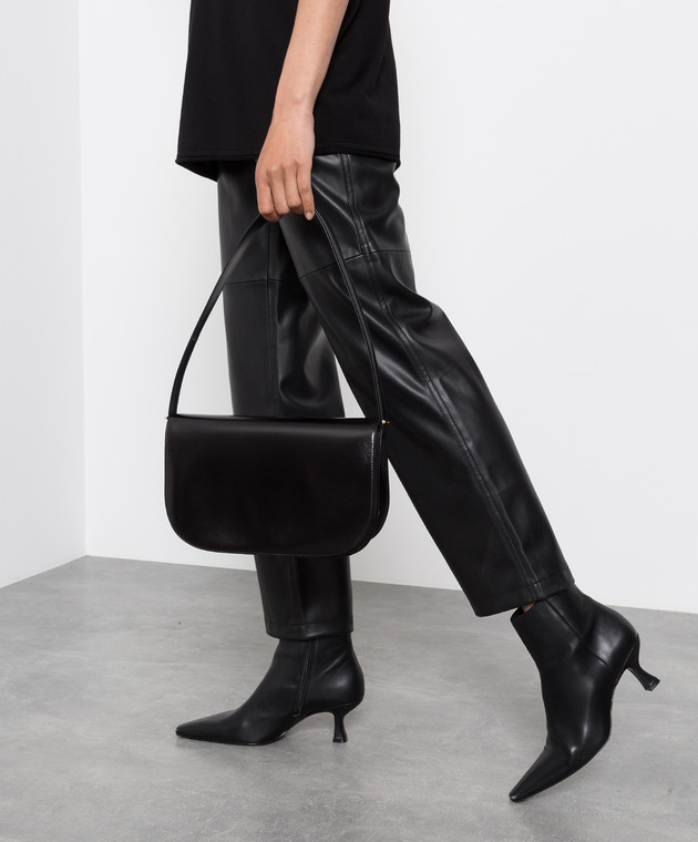 The Row Marion Black Leather Bag W1315L35 image 2