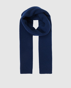Stefano Ricci Детский темно-синий шарф из кашемира KY02007SCIY17427