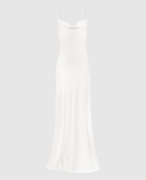 The Andamane White Isabelle maxi dress with slit T130131ATNP171