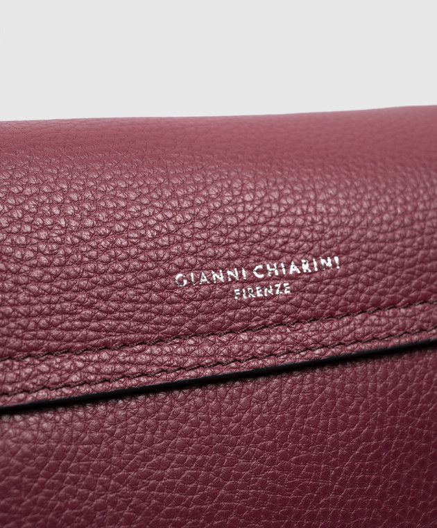 Gianni Chiarini Three burgundy leather messenger bag BS436423AIGRN image 5