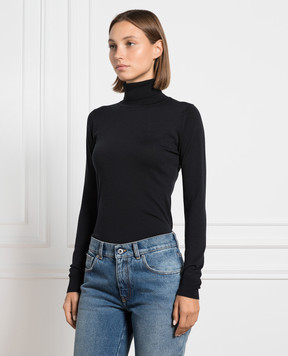 John Smedley Черный гольф Catkin из шерсти CATKIN