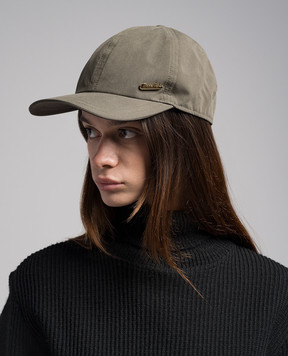 Borsalino Кепка Hiker Rain з логотипом кольору хакі B95174BVAA0019