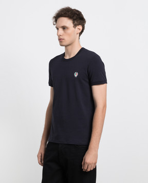 Dolce&Gabbana Синяя футболка с вышивкой логотипа M8C03JFUECG