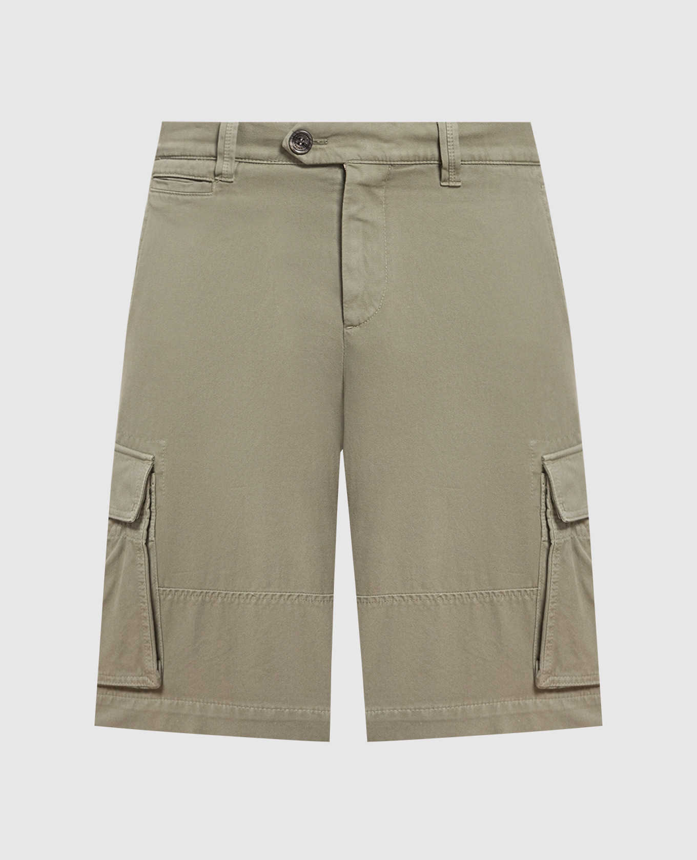 Green cargo shorts