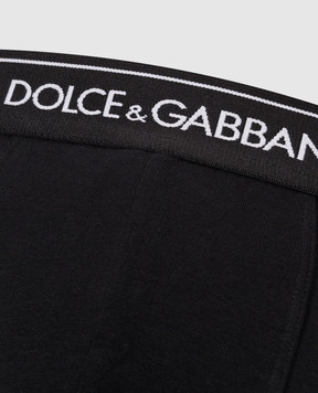 Dolce&Gabbana Набір чорних трусів-боксерів з логотипом M9C07JONN95