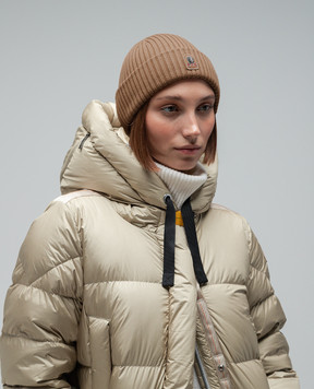 Parajumpers Коричневая шапка Basic с патчем логотипа 23WPAACHA02