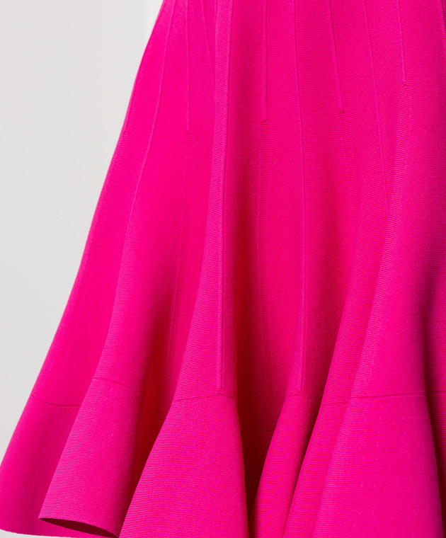 Alexander McQueen Рожеве плаття 698389Q1A0N зображення 5